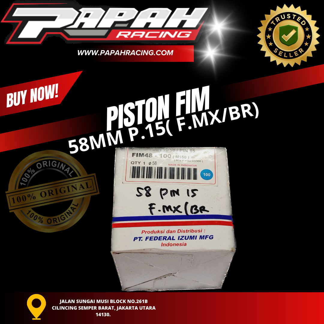 PISTON FIM 58 P.15 ( FMX/BR ) 